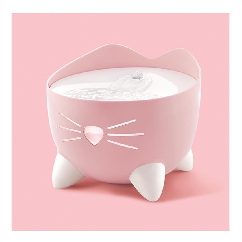 Fuente De Agua Para Gato Pixi Color Rosa 2.5 Lt