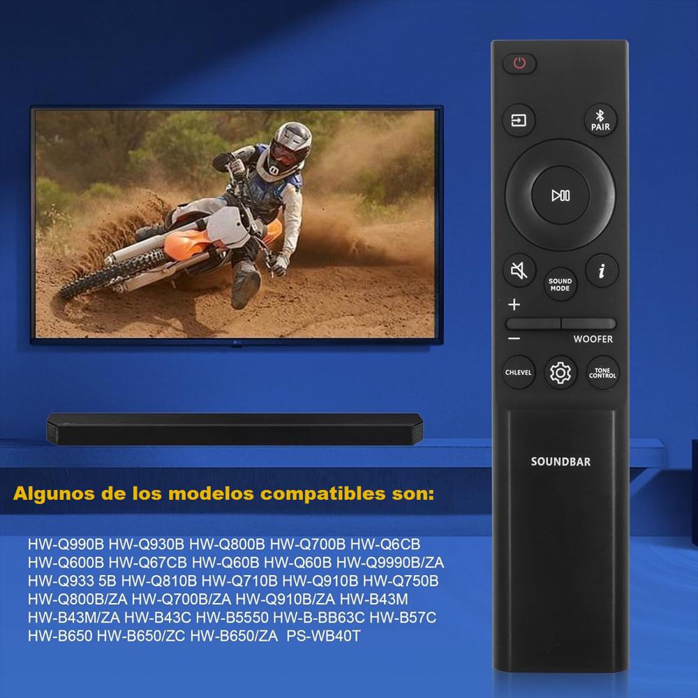 Control Remoto Compatible Con Barra De Sonido Samsung Ah81 15047A Repuesto, Reemplazo img #5