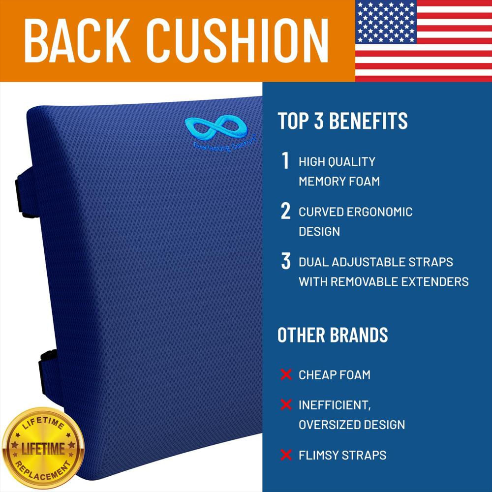 Cojín Lumbar Everlasting Soporte Ergonómico Para Silla img #2