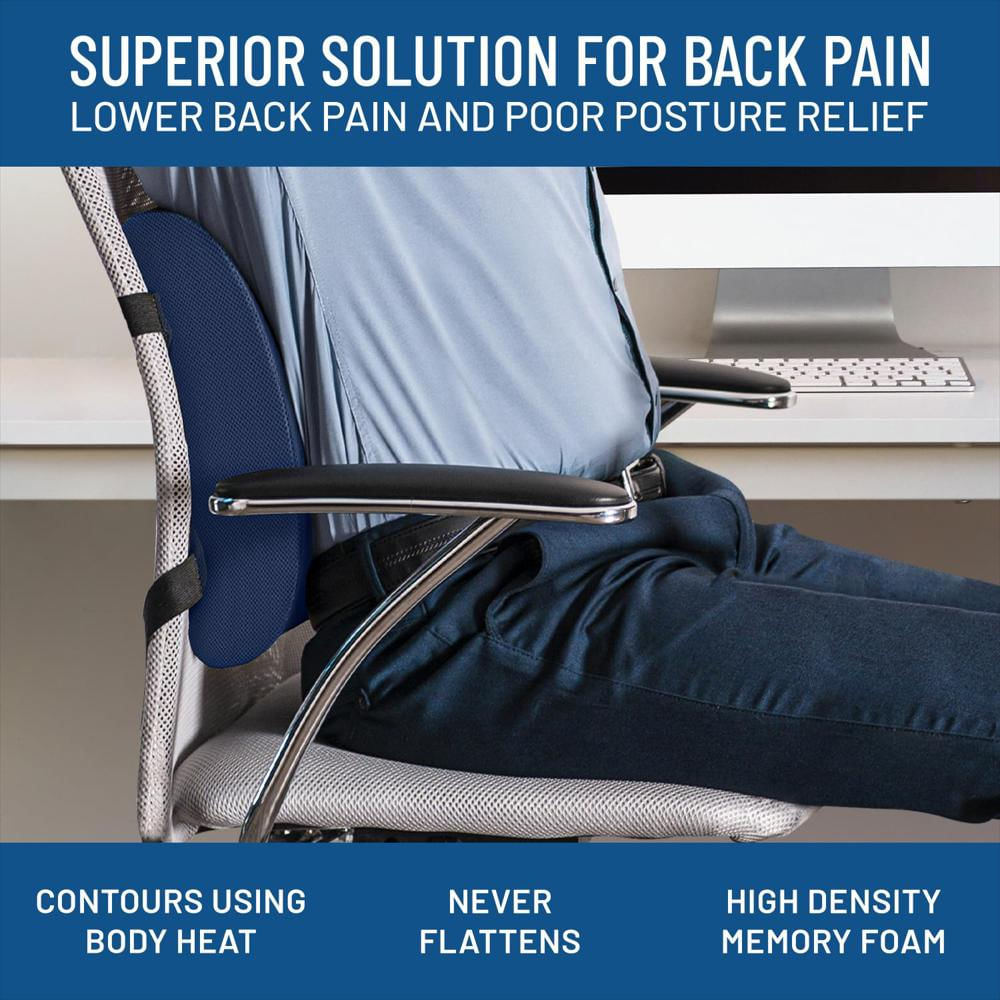Cojín Lumbar Everlasting Soporte Ergonómico Para Silla img #3