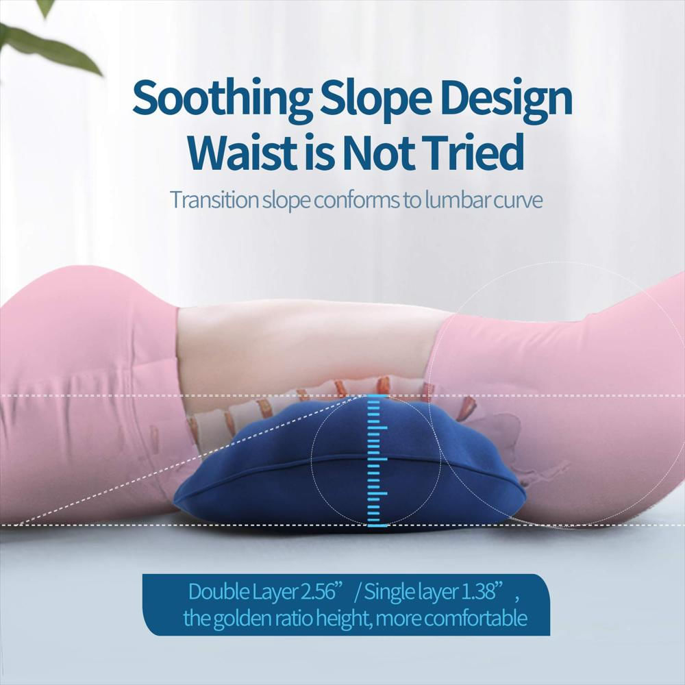 Almohada Lumbar Restcloud Soporte Ajustable Para Dormir img #4