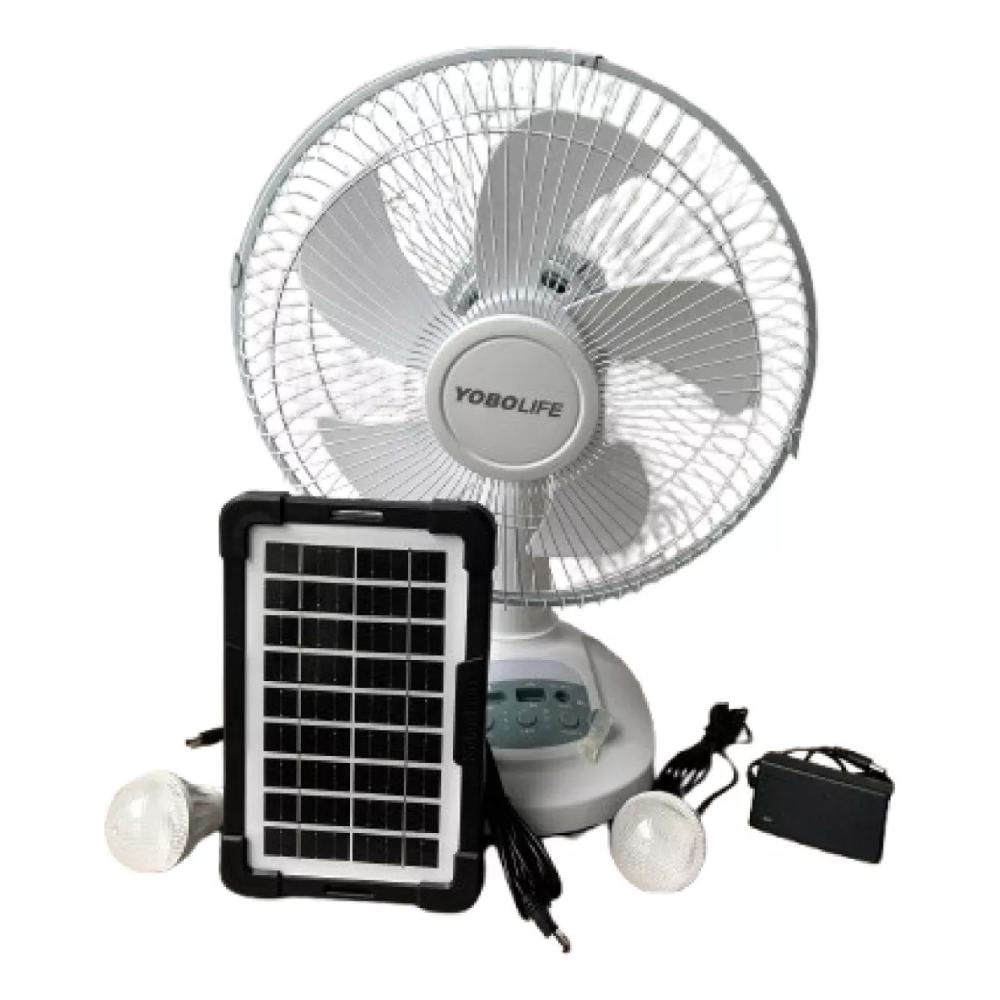 Ventilador Multifuncional Recargable 12 Pulgadas D 07 img #1