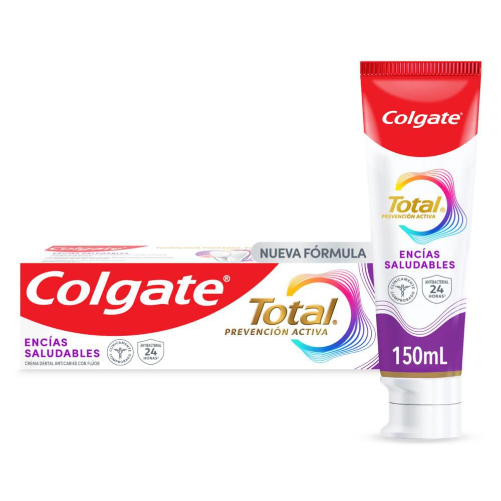 Crema dental COLGATE total encías prevención activa (150 ml)
