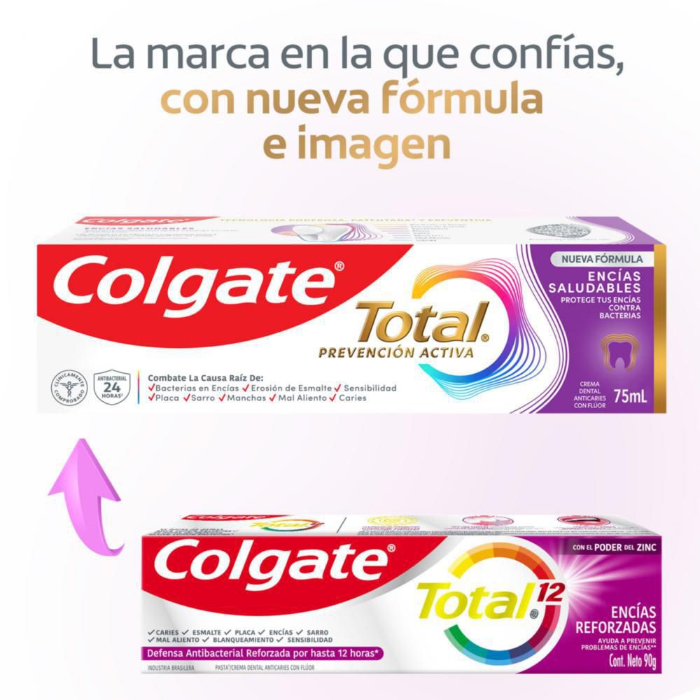 Crema dental COLGATE total encías&nbsp;prevención activa (150  ml) img #2
