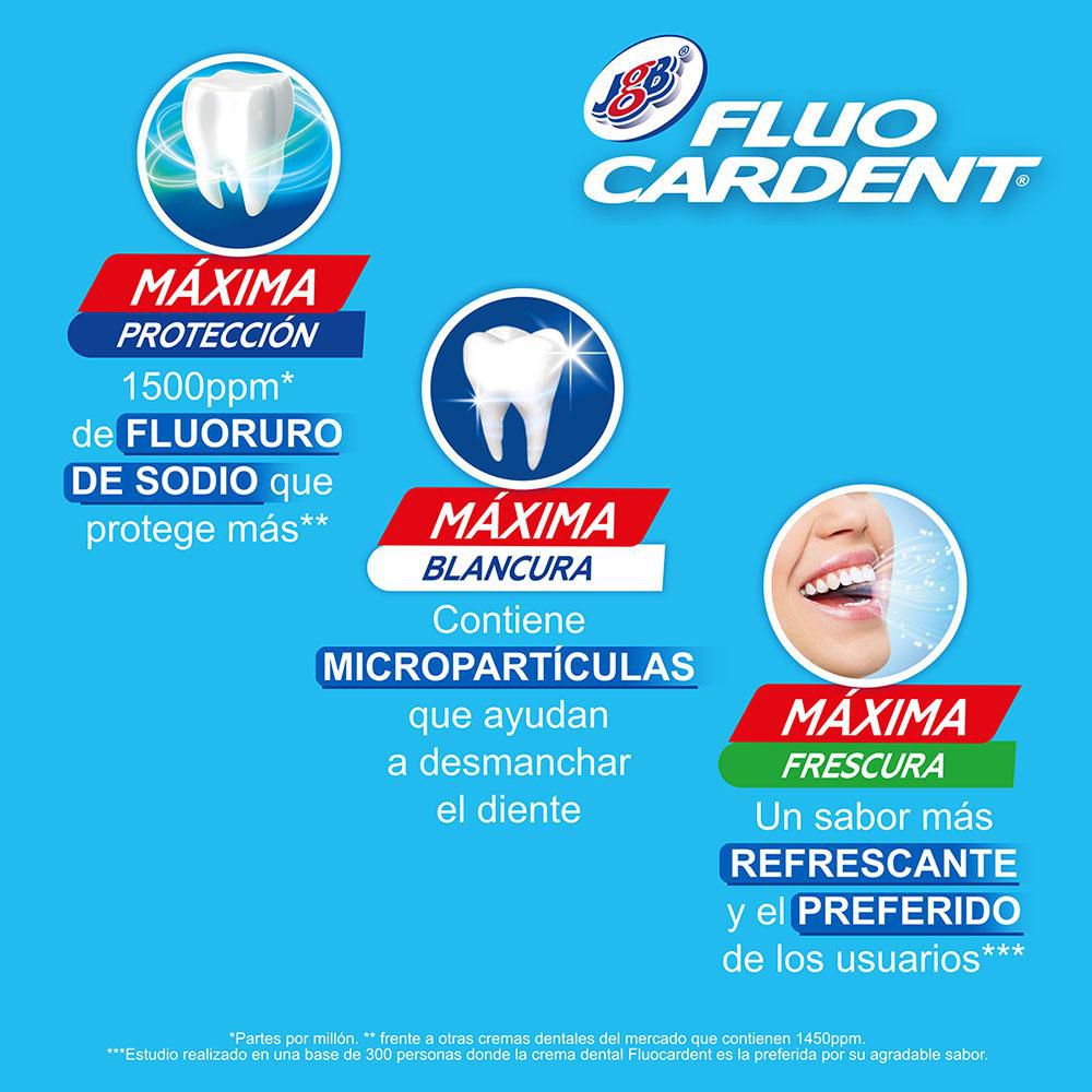 Crema dental  FLUOCARDENT triple acción max x3und  (225  ml) img #3