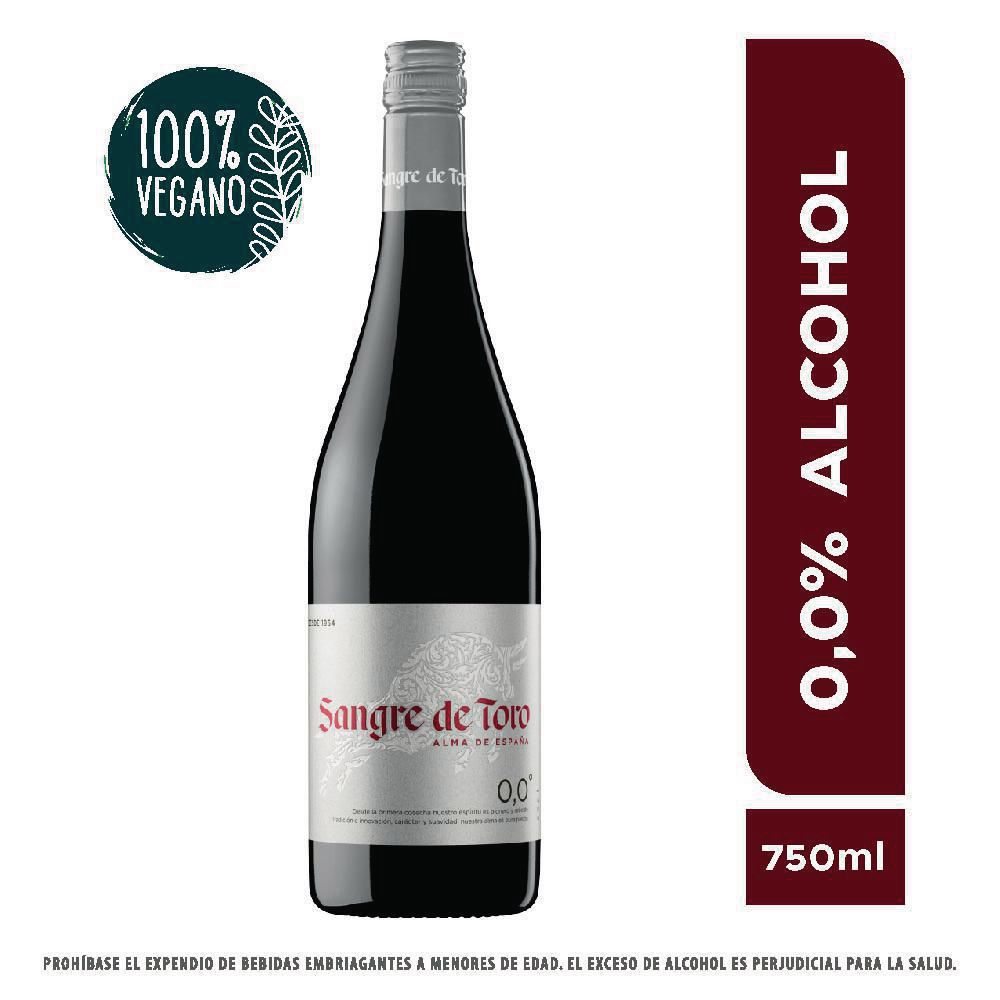 Vino tinto TORRES 0% alcohol vegano  (750  ml) img #1