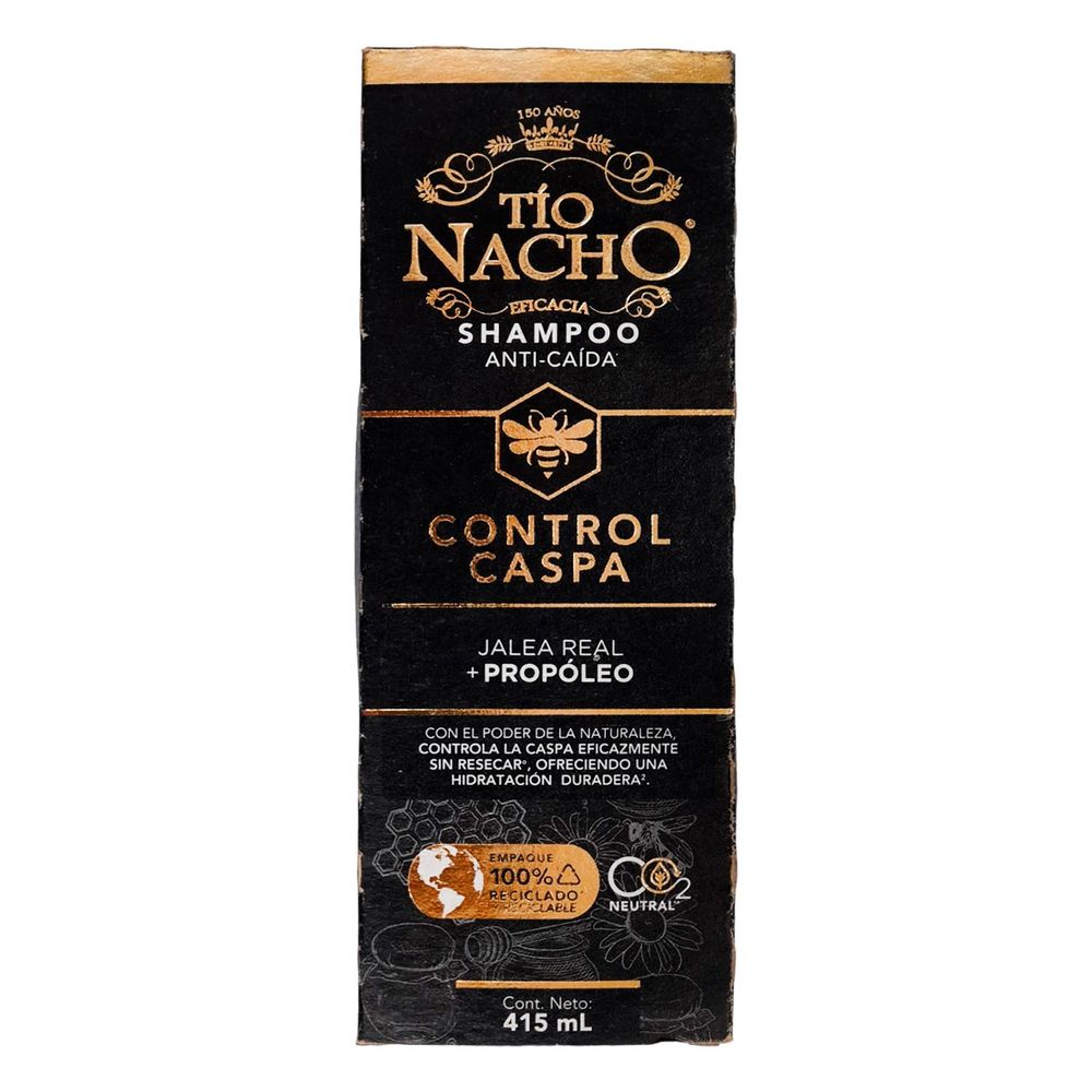 Shampoo TIO NACHO anti caída control caspa (415  ml)