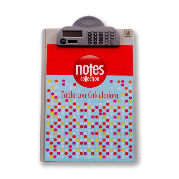 TABLA CON CALCULADORA X1 NC NOTES COLLECTION img #1