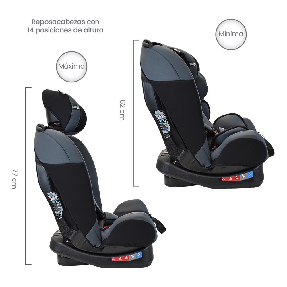 Silla Para Carro Bebé PRIORI ZEUS GRIS NEGRO img #2