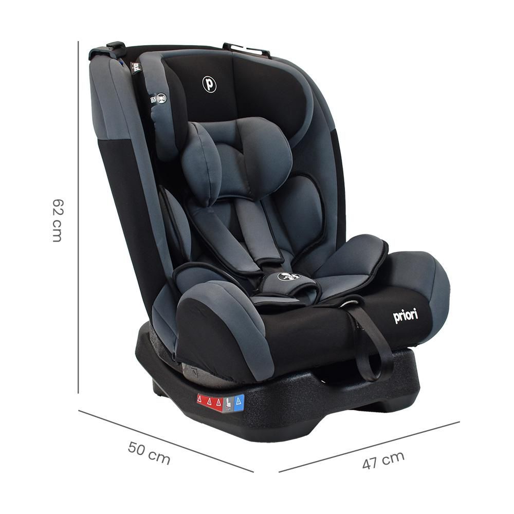 Silla Para Carro Bebé PRIORI ZEUS GRIS NEGRO img #6