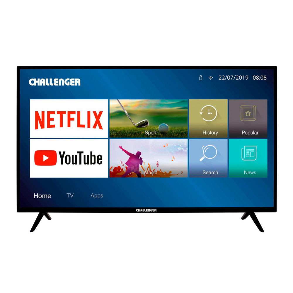 Televisor CHALLENGER 43 pulgadas  Fhd