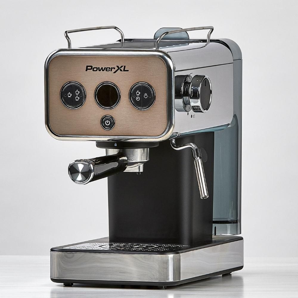 MAQUINA ESPRESSO POWER XL ACERO INOXIDA, 15 BARES DE POTENCIA  Plateado EM01120SPLA img #5