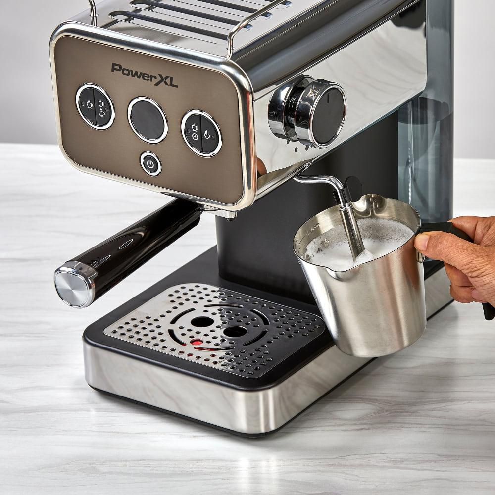 MAQUINA ESPRESSO POWER XL ACERO INOXIDA, 15 BARES DE POTENCIA  Plateado EM01120SPLA img #8