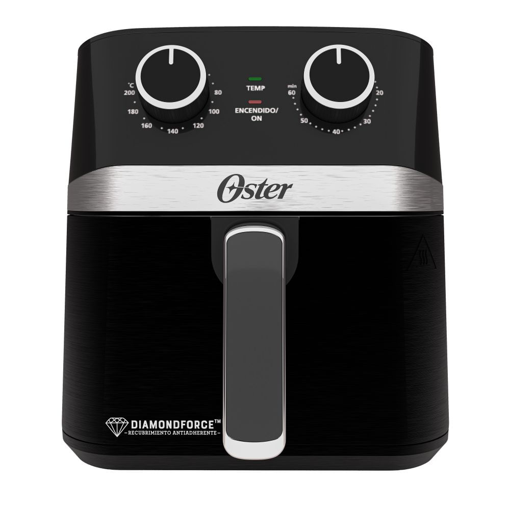 Freidora 4L Manual OSTER 4litros Mecánica Negro con plateado 2204926