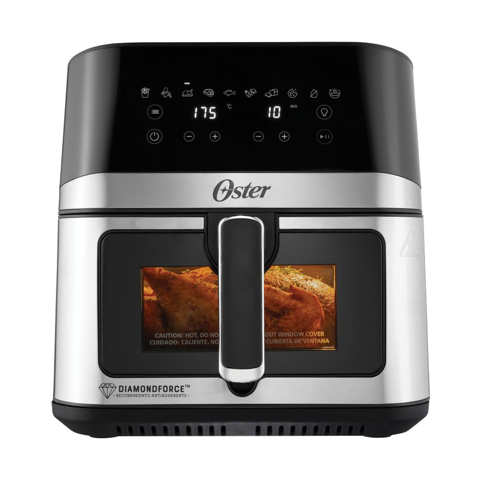 Freidora 7.5 Digital OSTER 7.5 litros Digital Negro con plateado 2204933