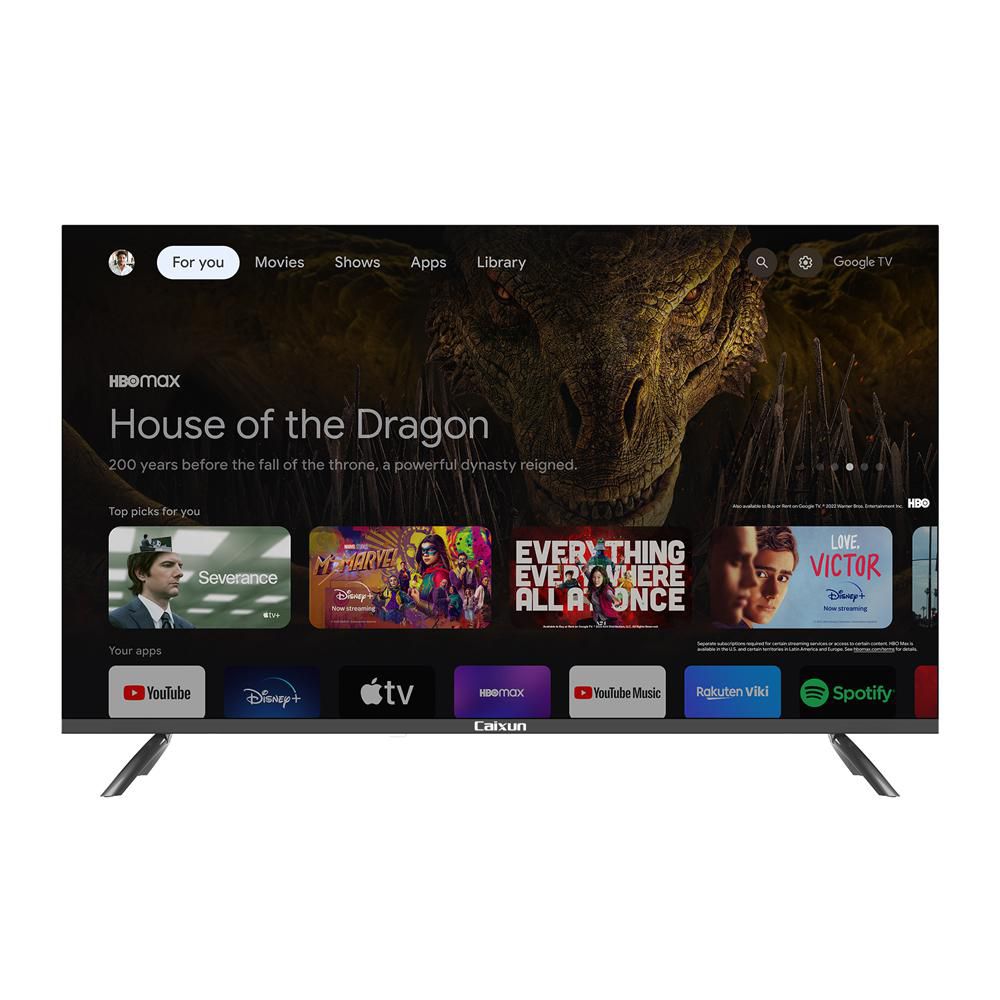 Televisor CAIXUN 43 pulgadas LED Uhd4K Smart TV C43VAUG
