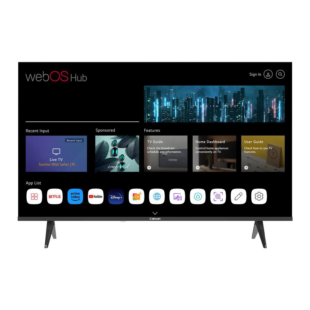 Televisor CAIXUN 43 pulgadas LED Uhd4K Smart TV C43VAUW