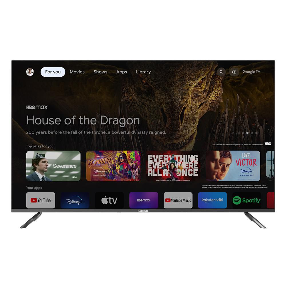 Televisor CAIXUN 55 pulgadas LED Uhd4K Smart TV C55VAUG