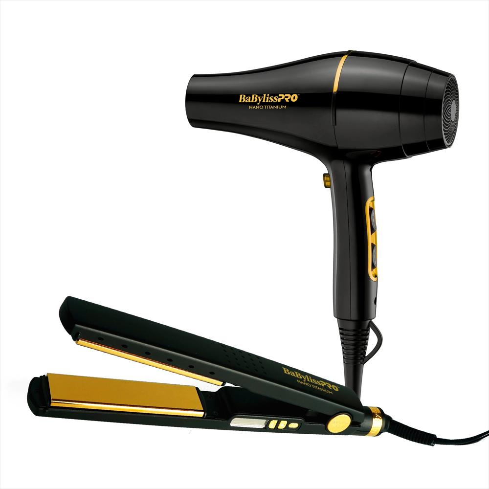 Combo Secador + Plancha Black Gold