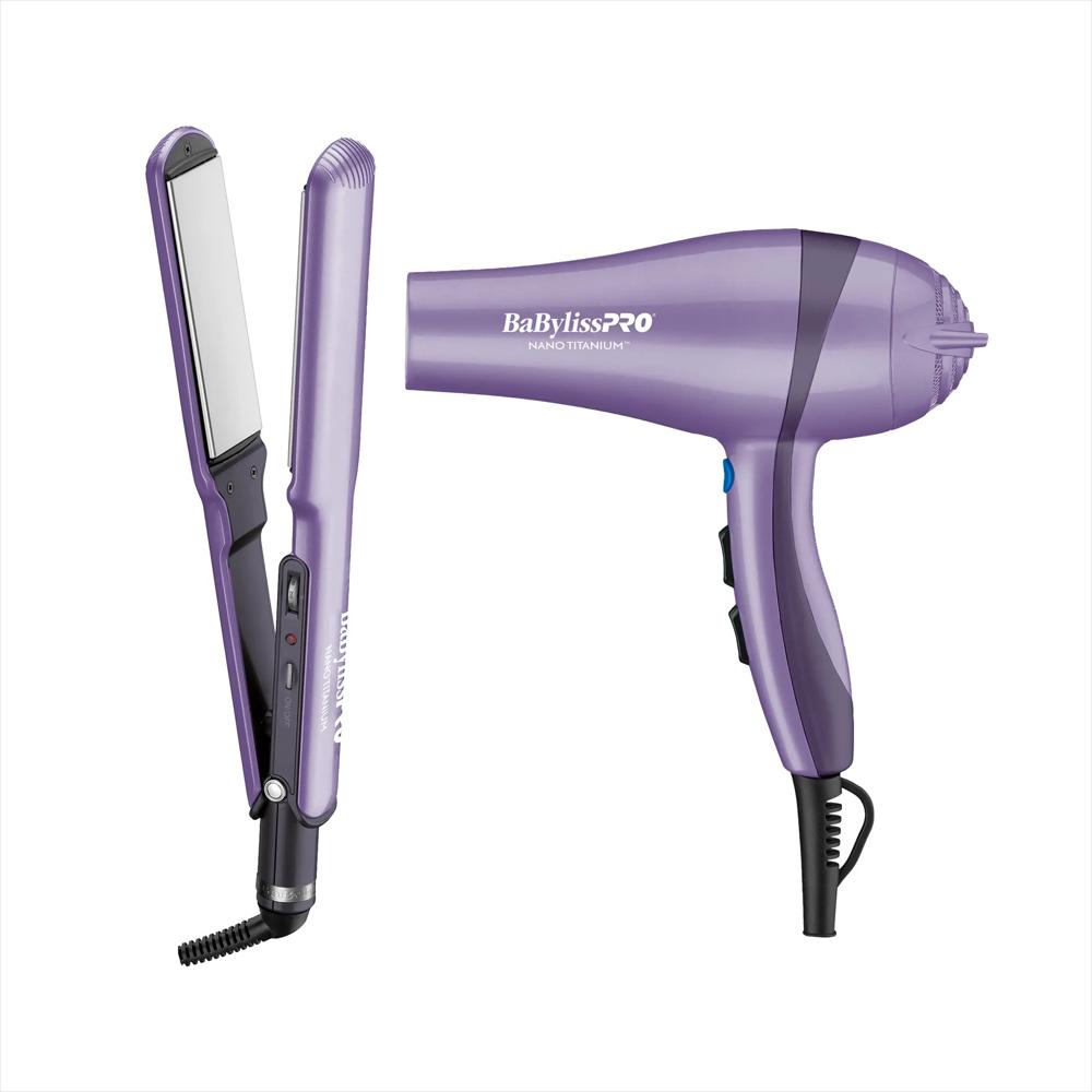 Combo Lavanda Plancha Nt9559 + Secador 2000 Watts