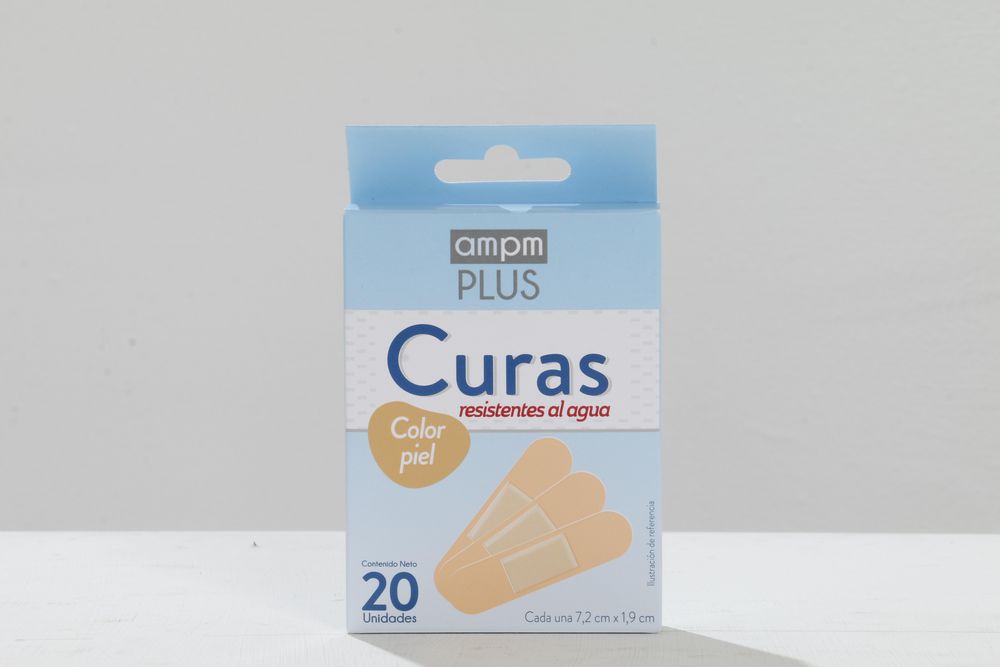Curas AMPM PLUS resistentes al agua (20 und)