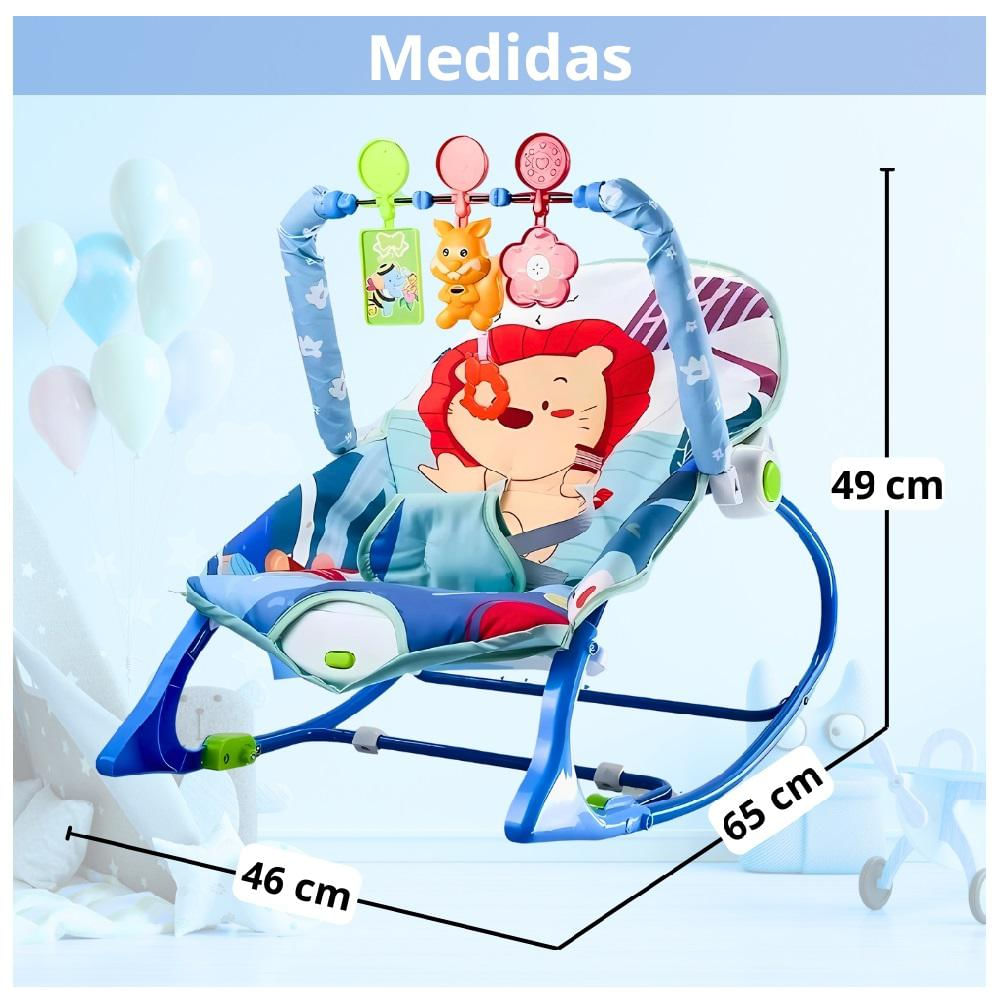 Silla Rocker Mecedora Para Bebes 3 En 1 De Bebe Hasta Niño Rosa img #5