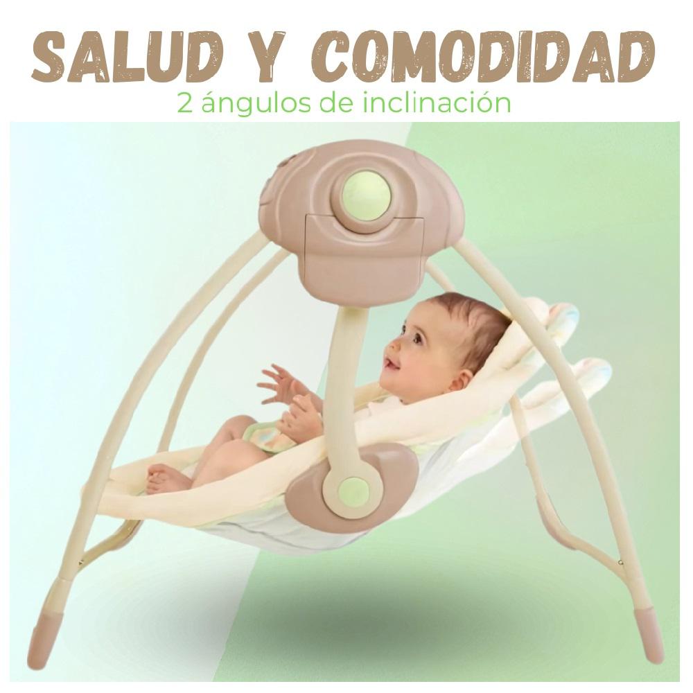 Silla Mecedora Electrica Bebes Musical Reclinable Y Plegable Harmony img #2