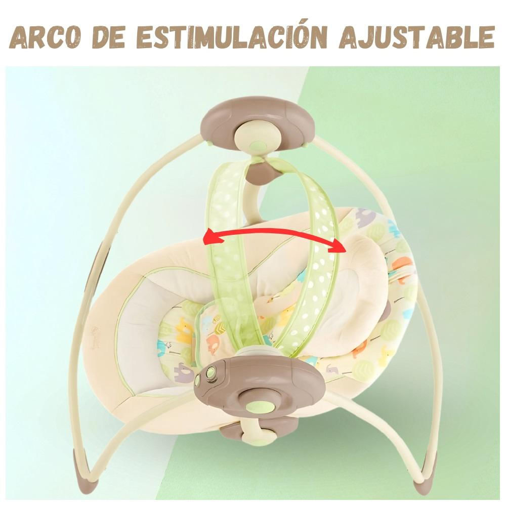 Silla Mecedora Electrica Bebes Musical Reclinable Y Plegable Harmony img #5