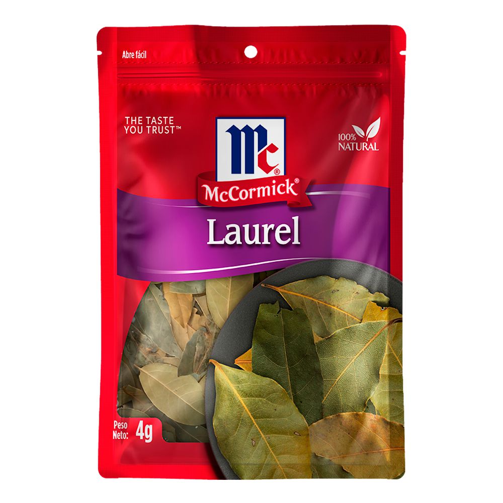 Especia Pura MCCORMICK MARCA EXCLUSIVA Laurel entero (4 gr)