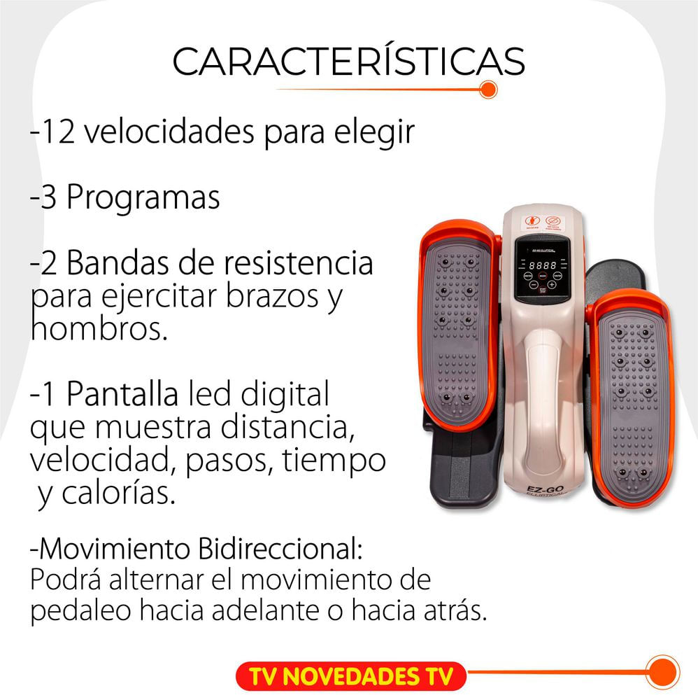 Eliptica Multifuncional Ez Go Elliptical TV NOVEDADES 46ZXX0511 img #3