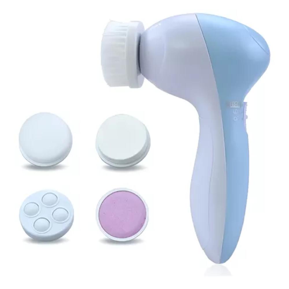 Masajeador Cepillo Facial Eléctrico Portátil Exfoliante 5/1 Color Azul