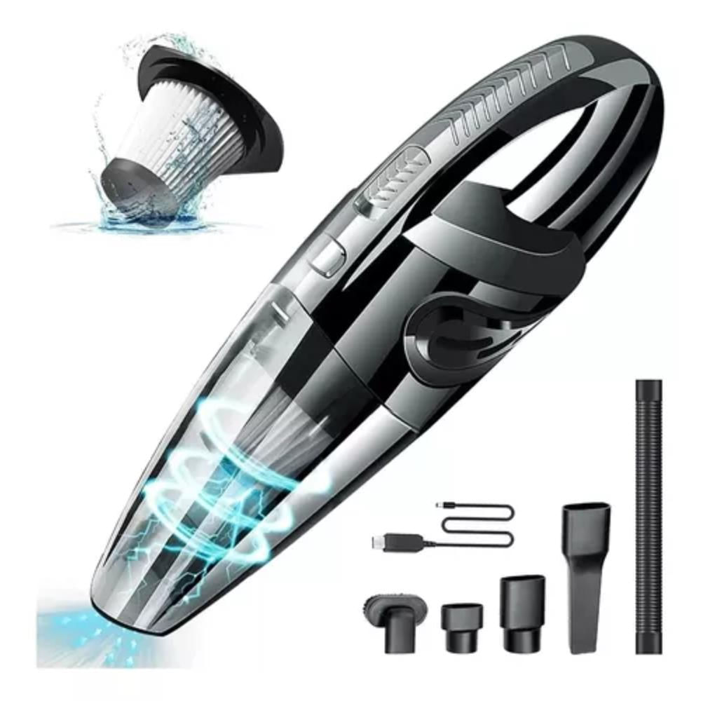 Aspiradora Vertical Mano Hogar Carro Inalambrica 100 W 110 V Color Plateado