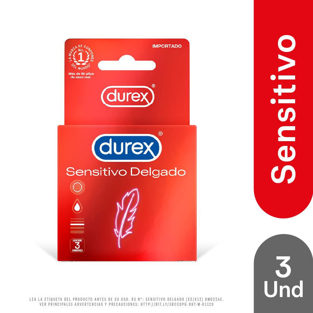 Condon Sensitivo Delgado DUREX 3 und