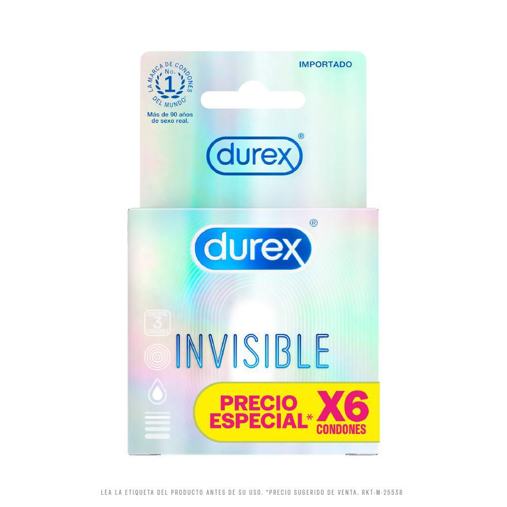 Condon DUREX INVISIBLE (6 und)