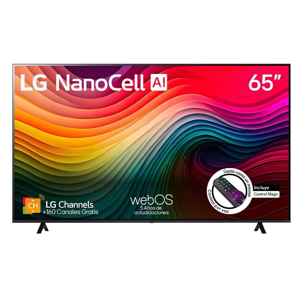 Televisor LG 65 pulgadas Nano Cell Uhd4K Smart TV 65NANO80TSA