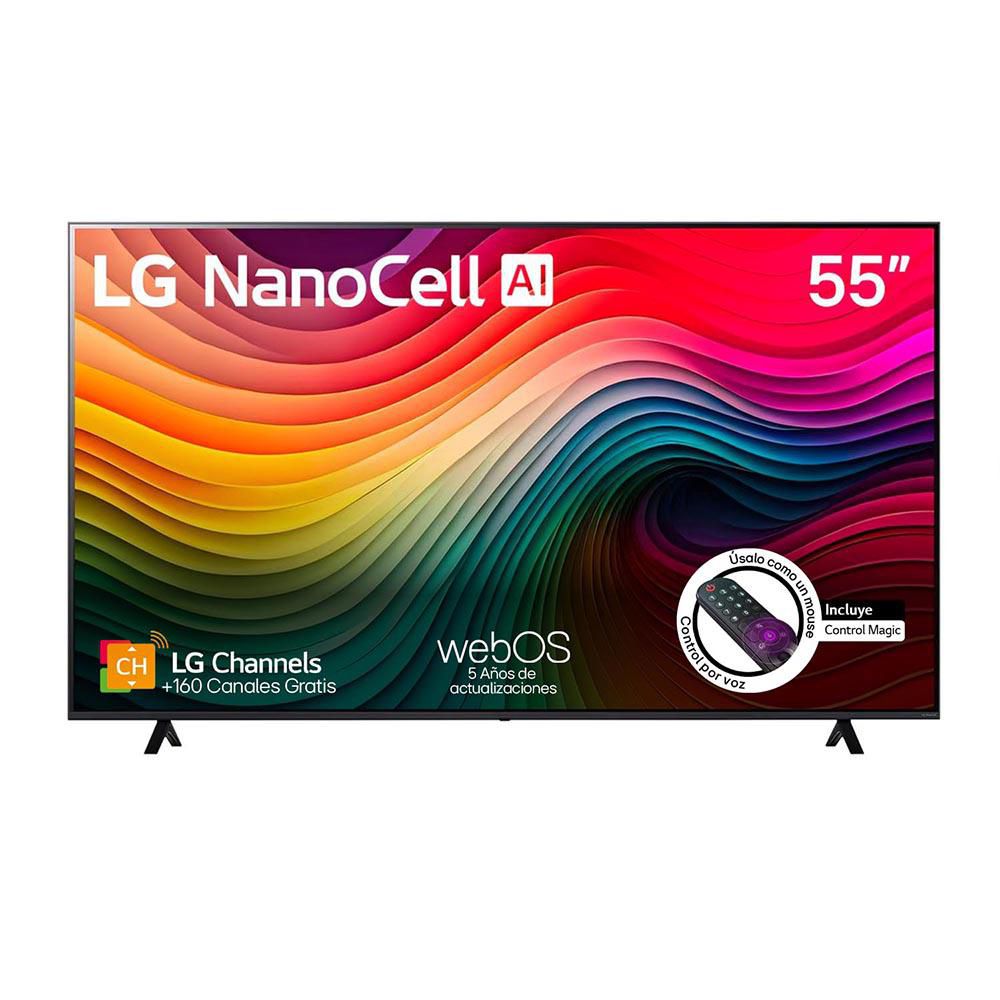 Televisor LG 55 pulgadas Nano Cell Uhd4K Smart TV 55NANO80TSA