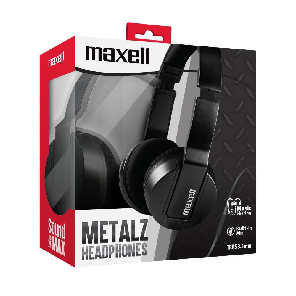 Audífonos Alámbricos MAXELL Con Microfono SOLIDS2 SMS10 Negro img #2