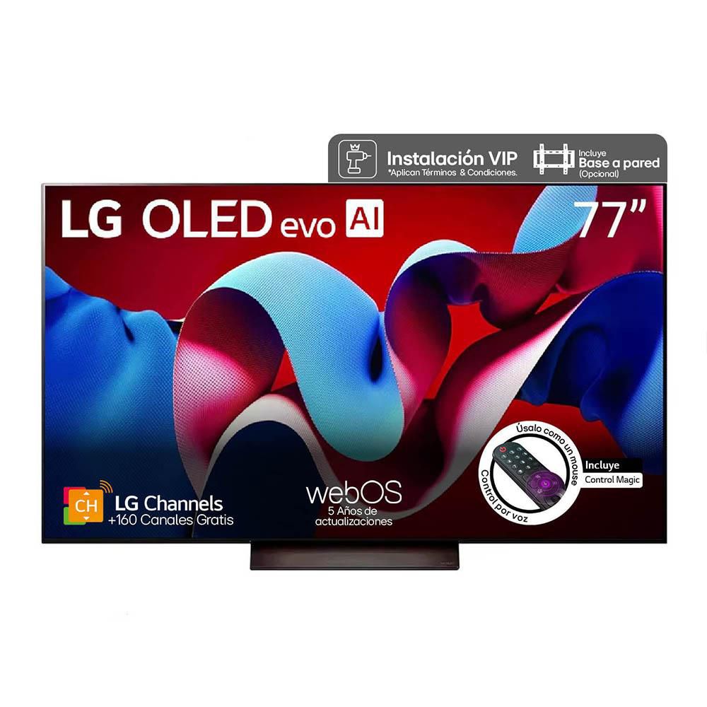 Televisor LG 77 pulgadas OLED Uhd4K Smart TV OLED77C4PSA
