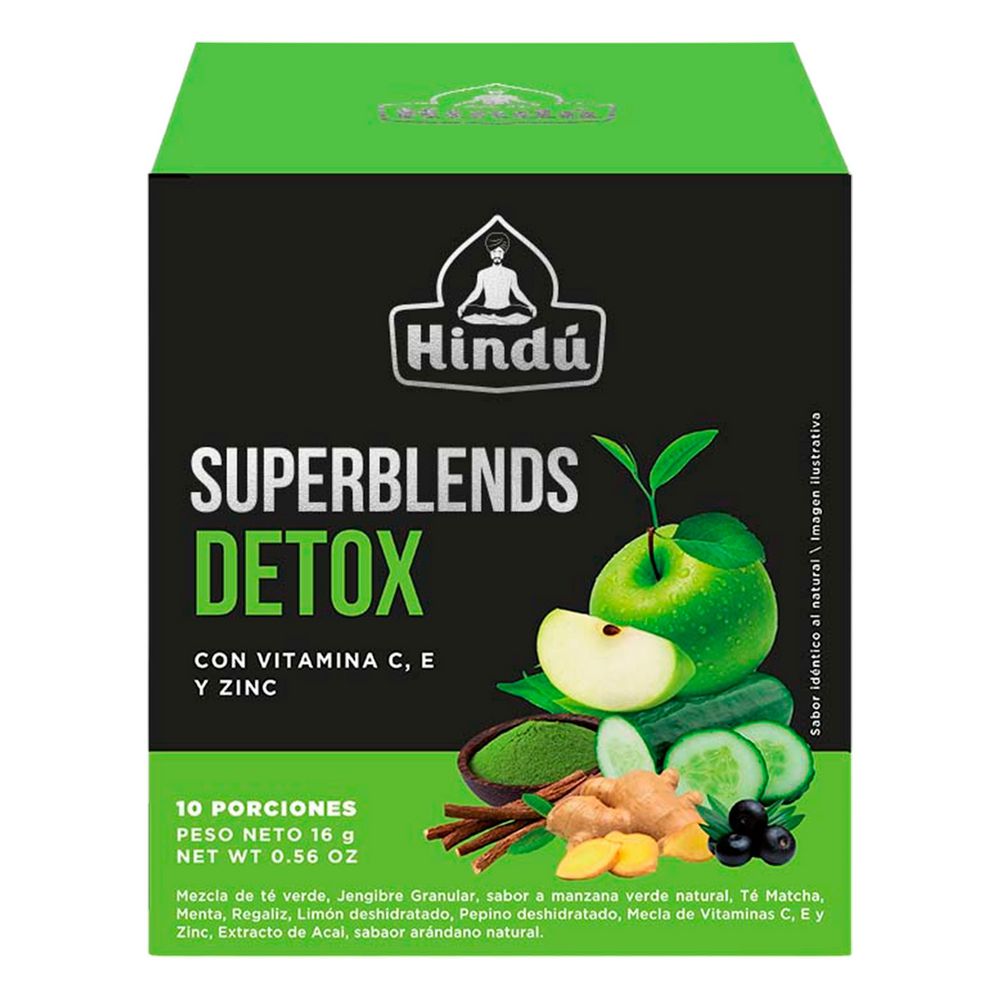 Mezcla HINDU Te Verde Jengibre Granular Man (16 gr)