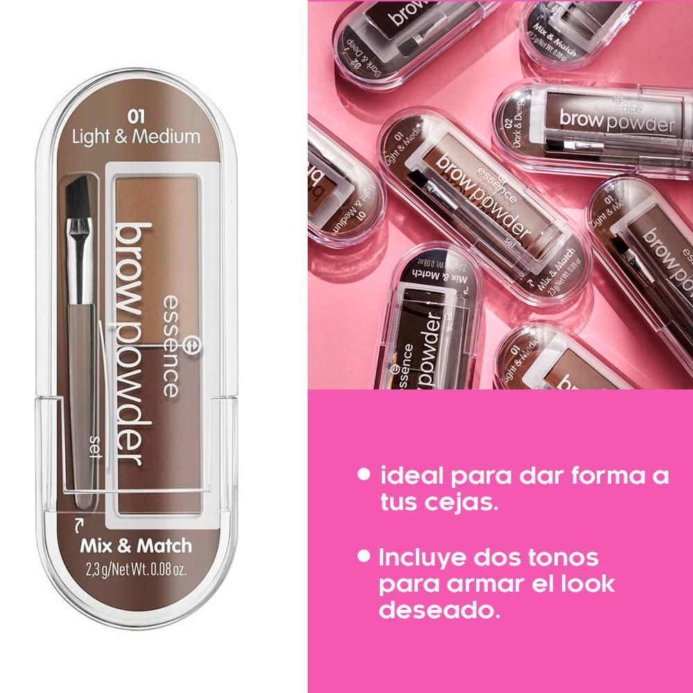 Sombras ESSENCE Para cejas brow powder tono 01 (2.3  gr) img #5