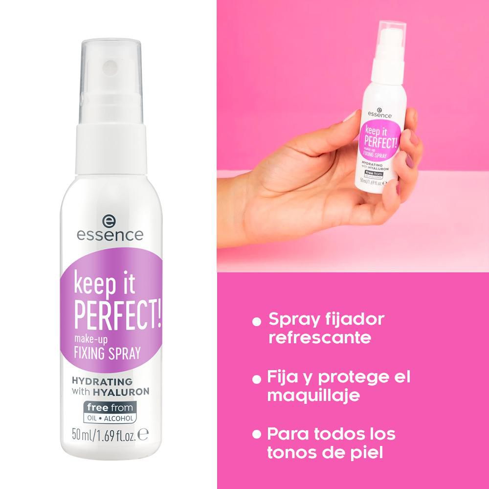 Fijador de maquillaje ESSENCE Keep it perfect (50  ml) img #3
