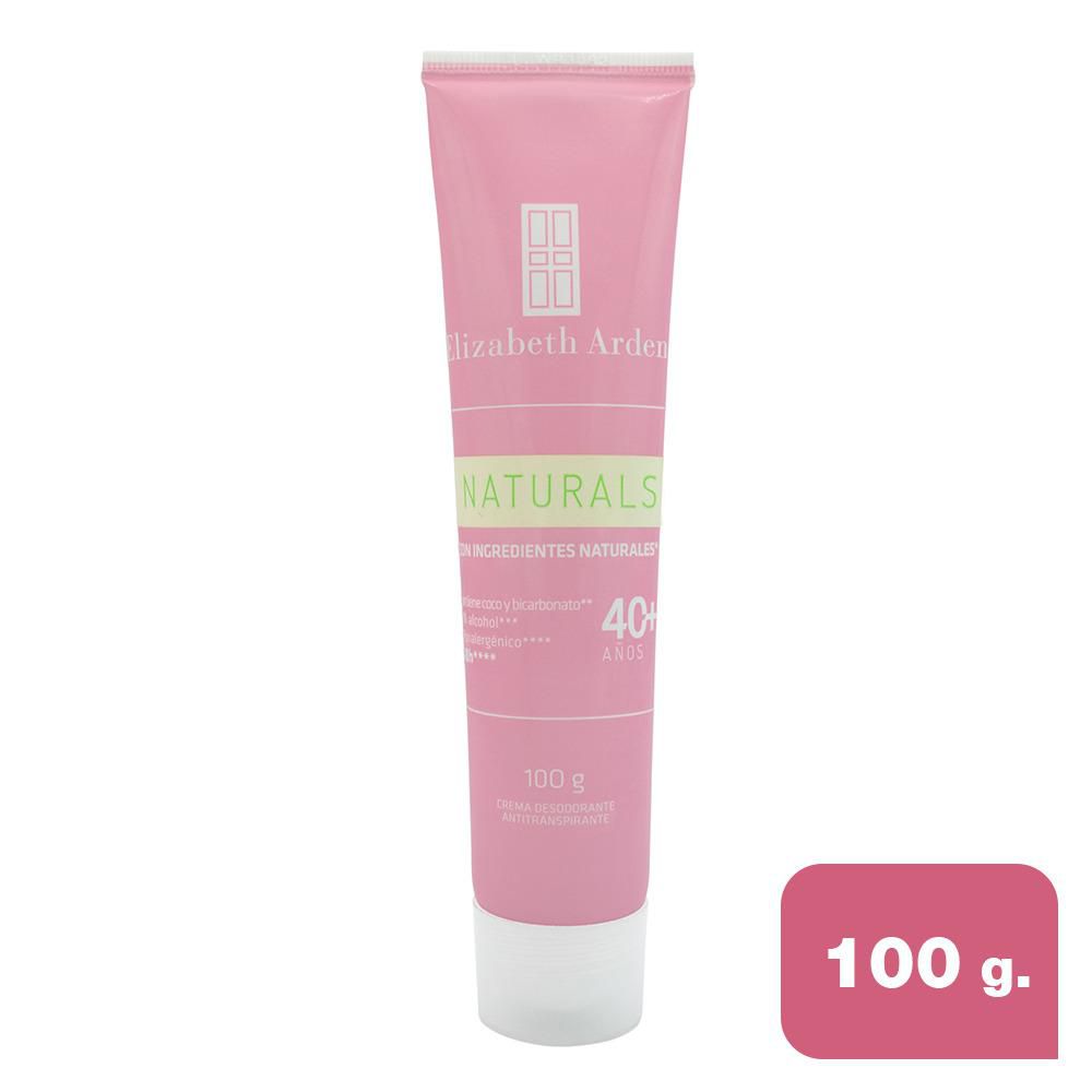 Desodorante ELIZABETH ARDEN Crema naturals coco y bicarbonato (100  gr)