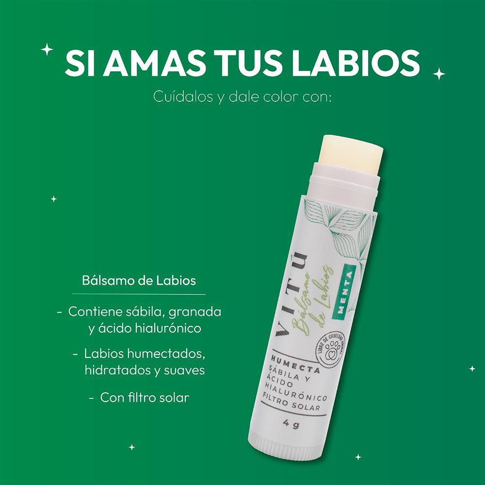 Pestañina VITU Transparente + balsamo de labios (2  und) img #5