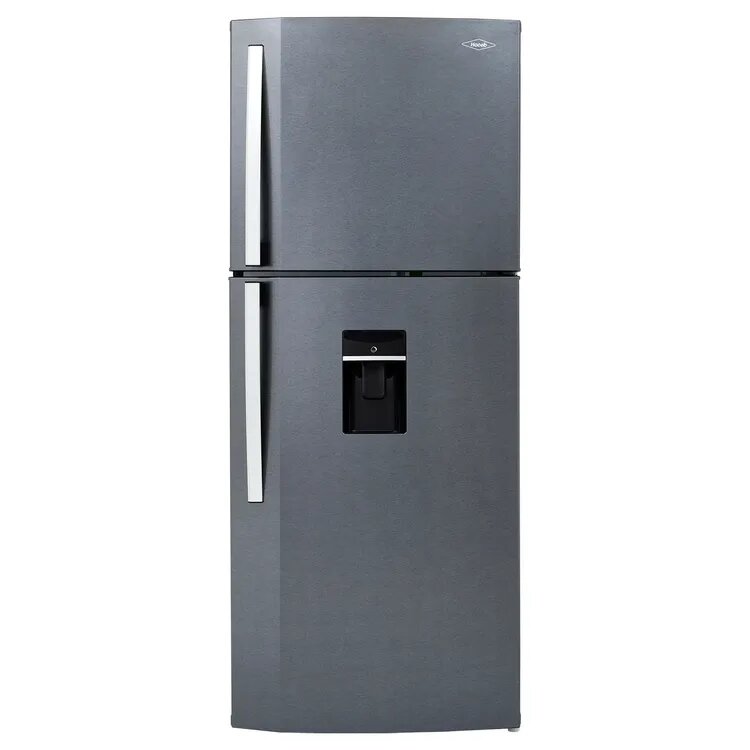 Nevera Haceb No Frost Congelador superior 404 Litros Titanio Inverter