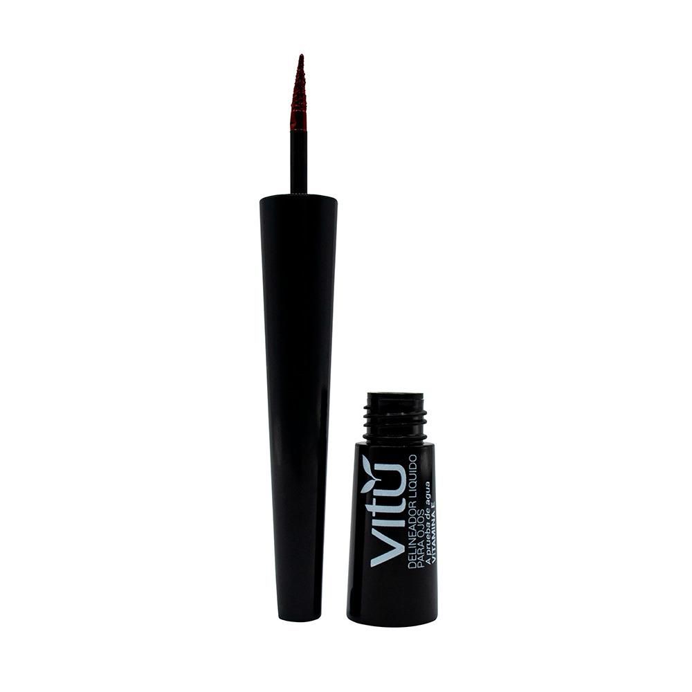 Delineador para ojos VITU Plumón tono café (2.5 und)