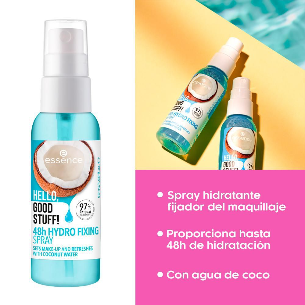 Fijador de maquillaje ESSENCE Hello good 48h (50  ml) img #3