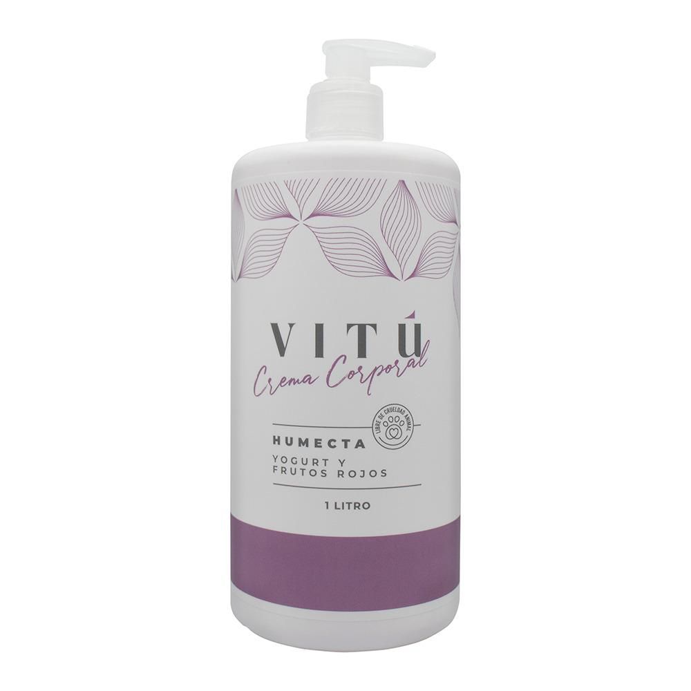 Crema corporal VITU Yogurt y frutos rojos (1000 ml)