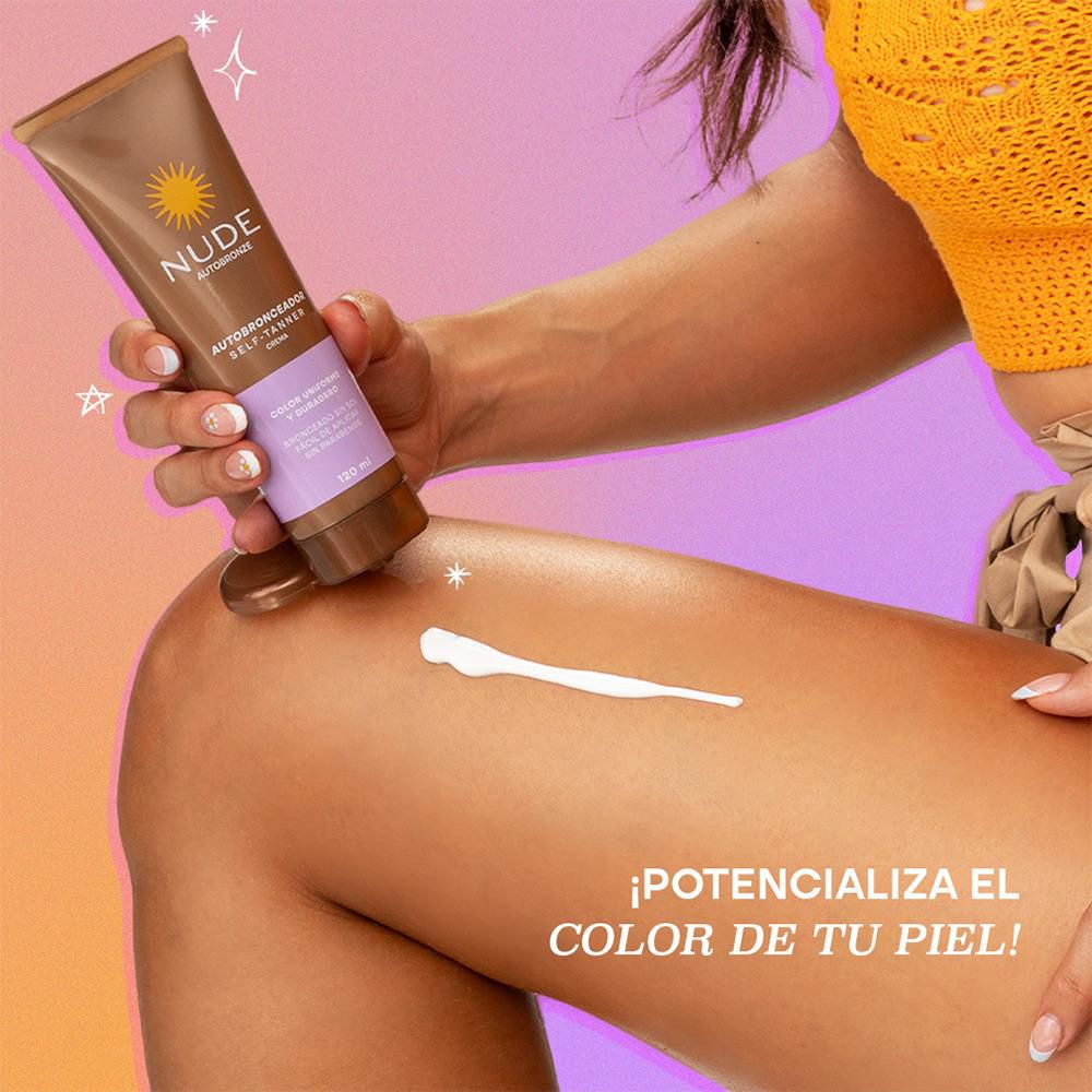 Autobronceador NUDE Crema + exfoliante en gel (240  ml) img #3