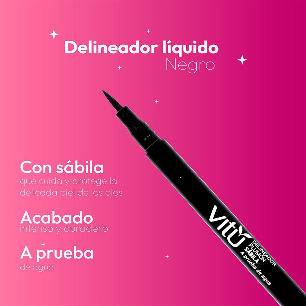Delineador para ojos VITU Líquido (2  und) img #5