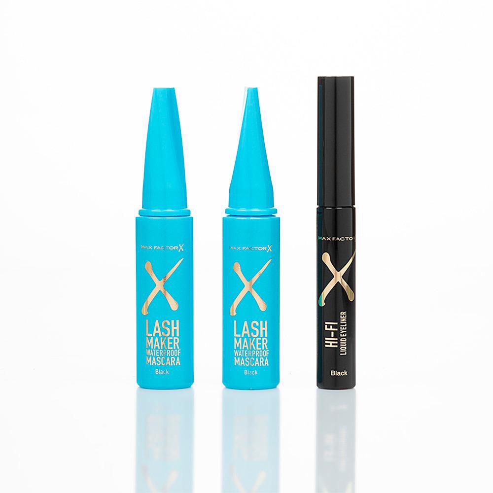 Of Pestañina + Delineador MAX FACTOR (3 und)